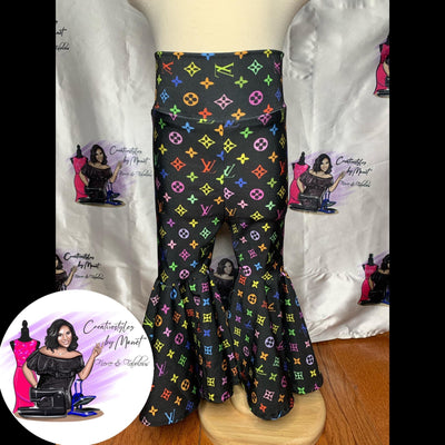 (RTS) Rainbow LV Bell Bottoms